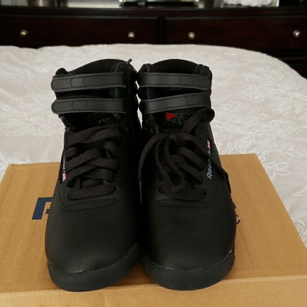 Black sneakers